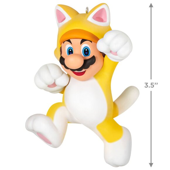 New! Super Mario Bros. Cat Power-Up Hallmark Keepsake Ornament 2023 Nintendo - Picture 3 of 5